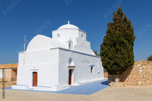 Agia Marina church, Milos island, Cyclades, Greece