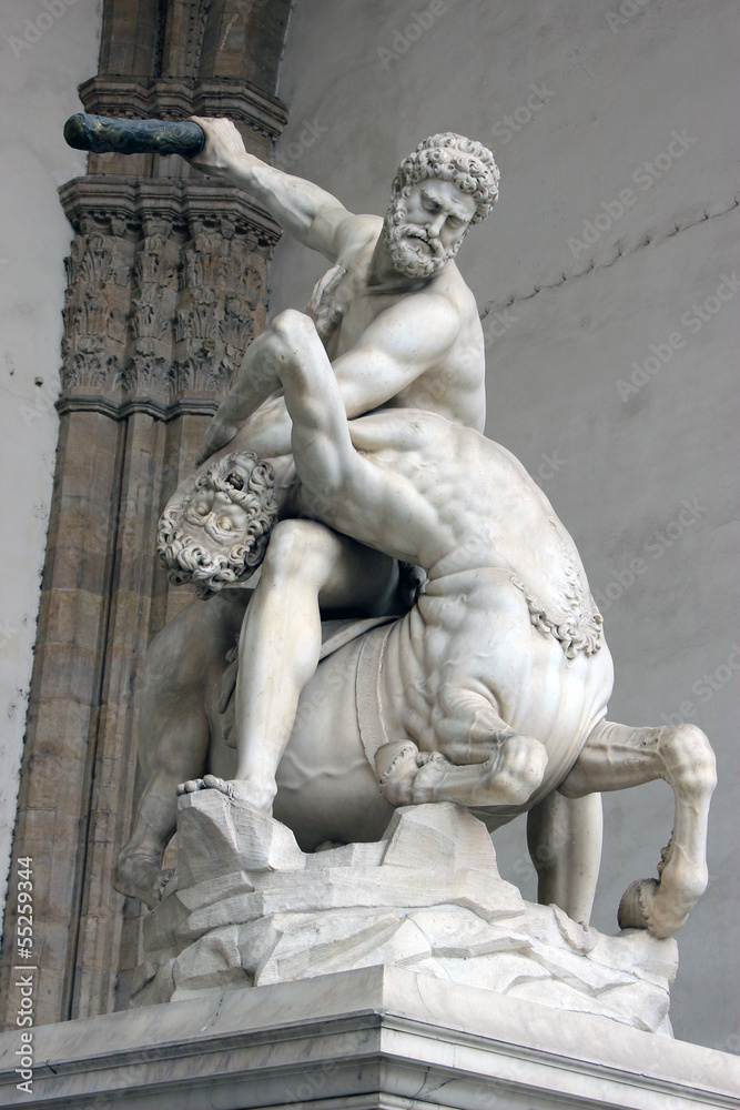 Hércules y el centauro Hércules y el centauro