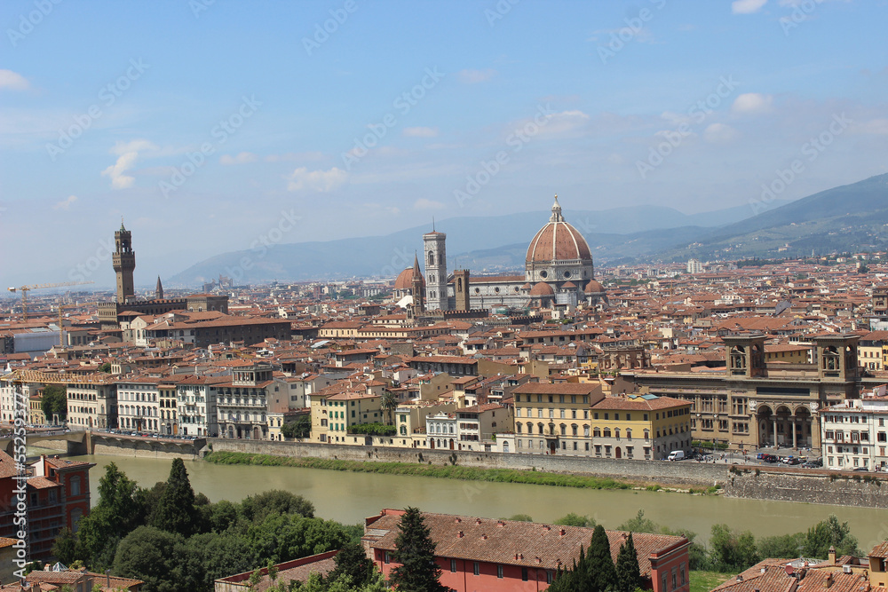 Vista panorámica de Florencia Italia