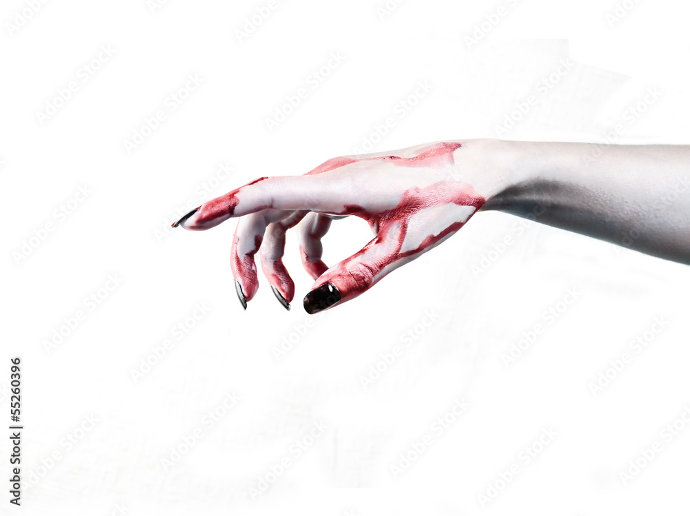Obraz premium hand dead man's show the direction