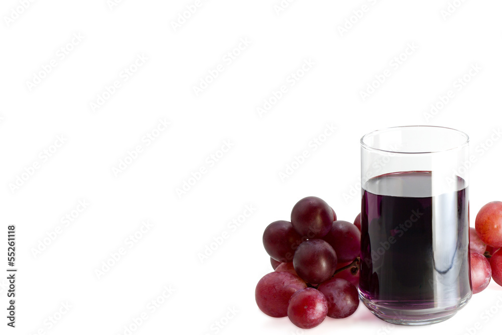 glass of grape juice