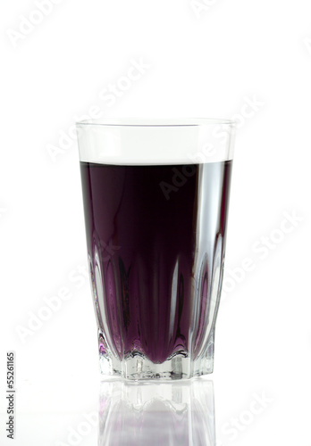 glass of grape juice