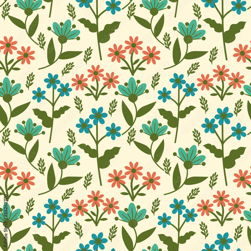 Floral pattern Floral pattern