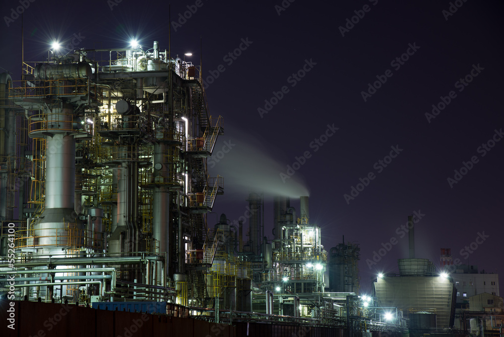 custom made wallpaper toronto digital工場の夜景