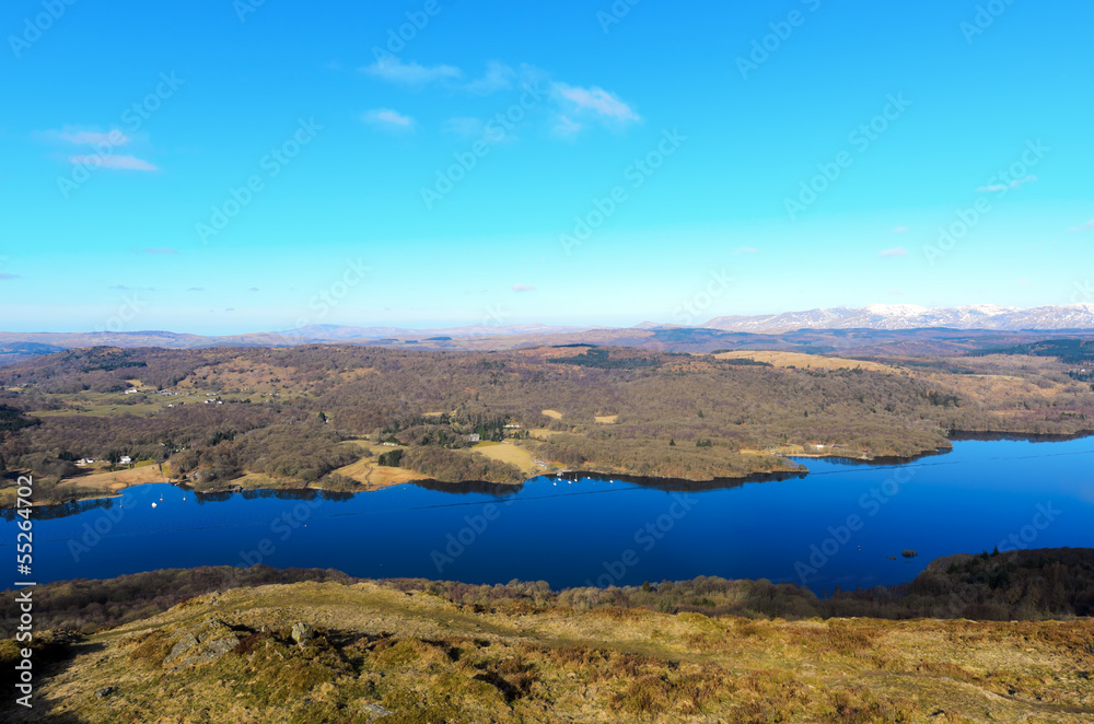 Lake Windermere from Gummers How