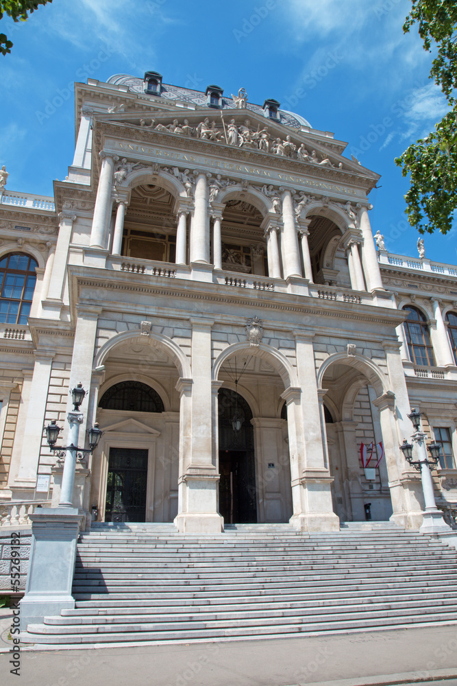 Vienna - East portal of University