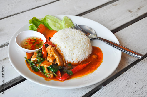 Spicy Stir Fried Pork with Red Curry