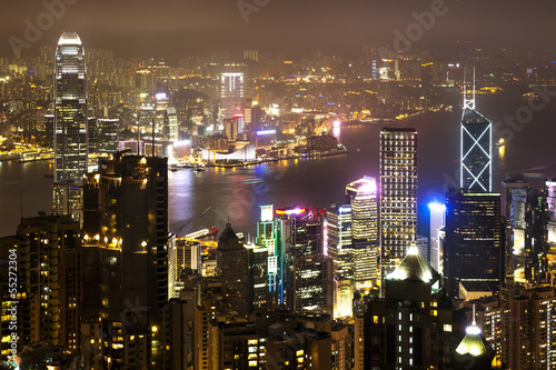 Hong Kong at night