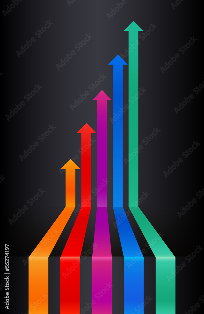 Perspective arrows Perspective arrows