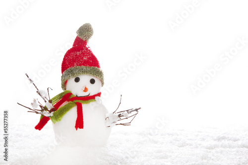 Weihnachtsgrüße vom Schneemann © Jeanette Dietl