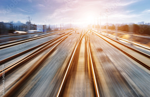Fotografia, Obraz The way forward railway