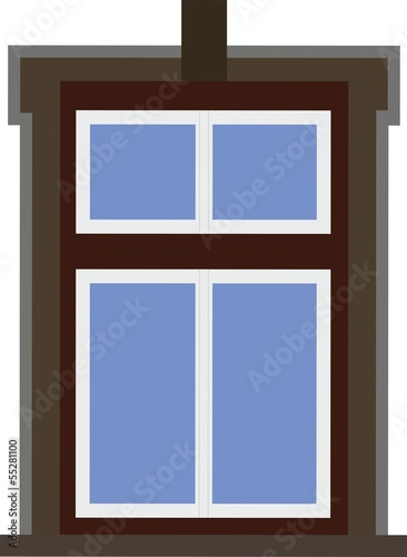 Window on the House 684 2 approximately 19. century
