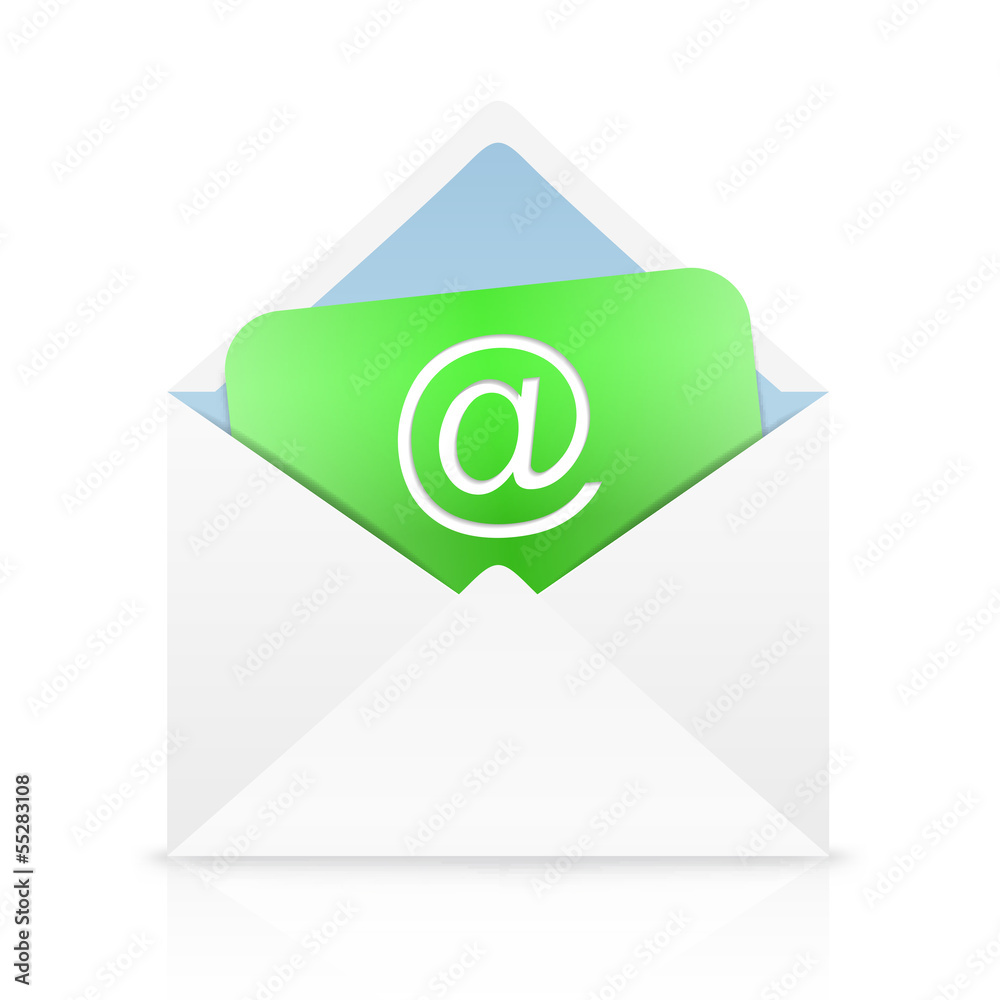 White open envelope White open envelope