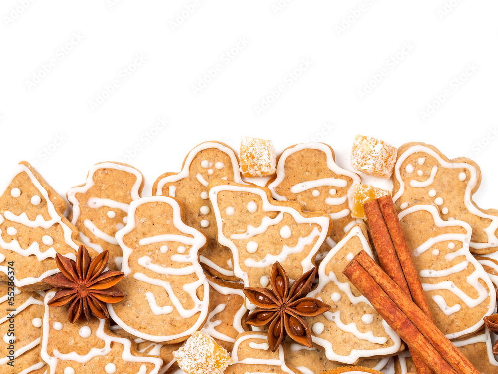 Christmas cookies different form