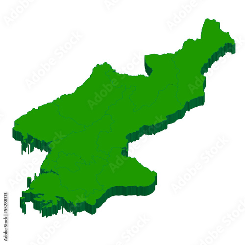 北朝鮮　地図　国