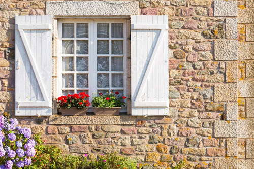 French Brittany typical house photo