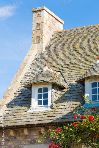 French Brittany typical house photo