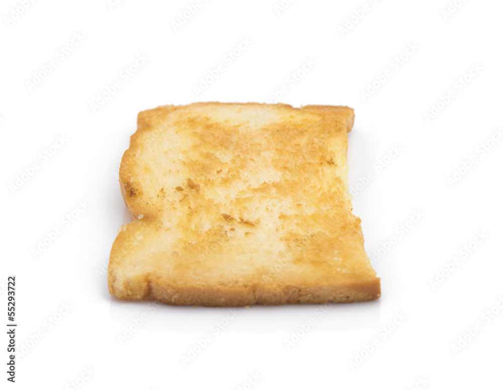 Fototapeta premium toast against white background