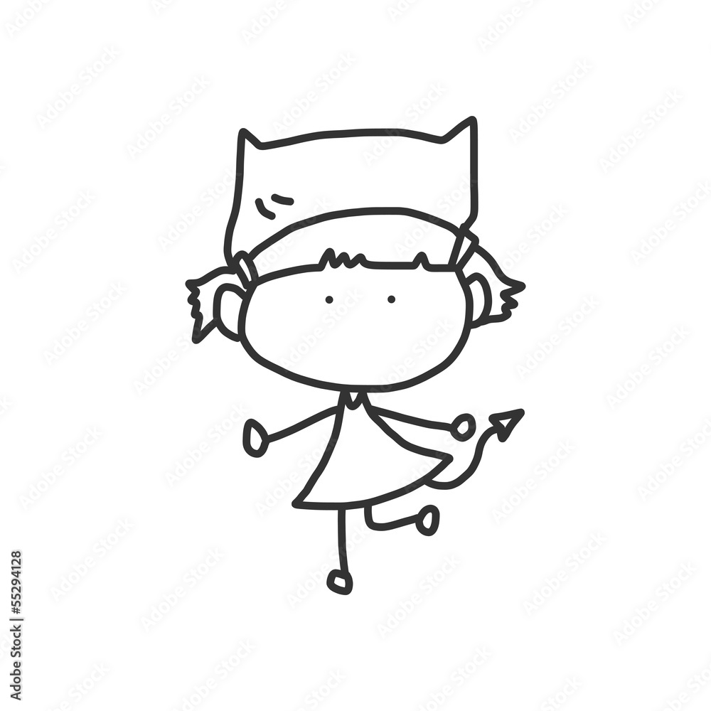Fototapeta premium vector sketch halloween cartoon