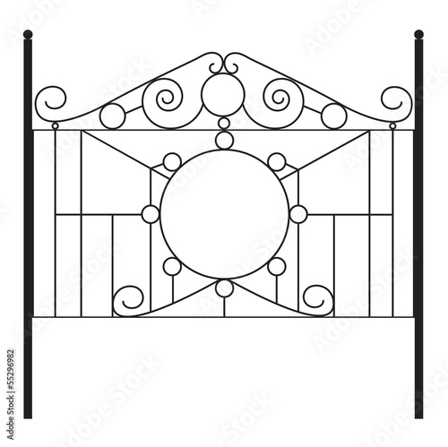 Wrought Iron Gate