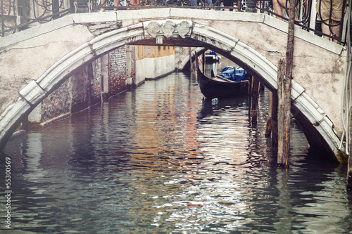 Scenic canal with gondola, Venice, Italy © Вадим Сирота