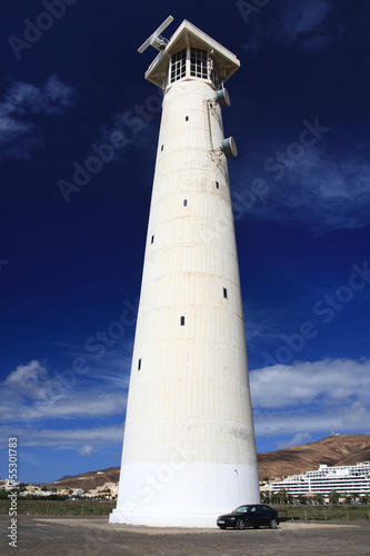 Lighthouse on the Fuerteventura island