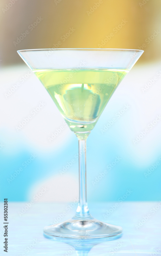 Cocktail on bright background Cocktail on bright background
