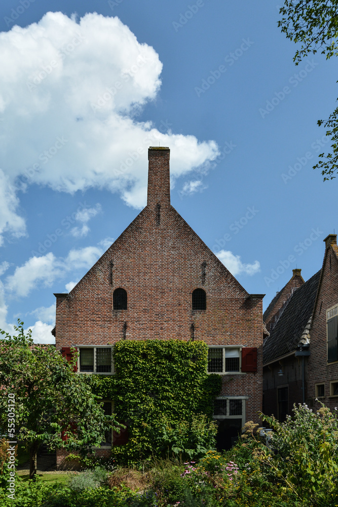 Fototapeta premium view of old houses