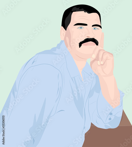 thinking man