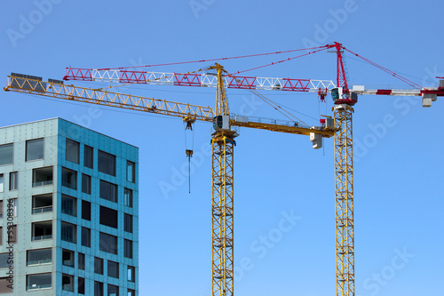 Construction cranes © VanderWolf Images