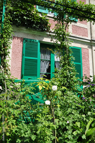 Haus von Claude Monet in Giverny, Frankreich © A_Lein