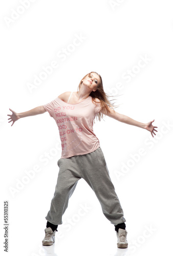 girl hip-hop dancer
