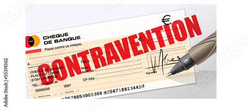 contravention - amende