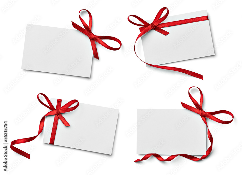 ribbon bow card note chirstmas celebration greeting ribbon bow card note chirstmas celebration greeting