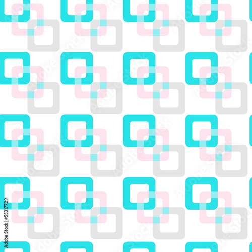 Abstract seamless pattern. Square elements.