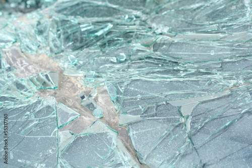 Smashed the car's windshield