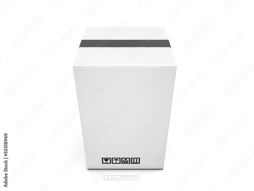 blank boxes isolated on white background blank boxes isolated on white background