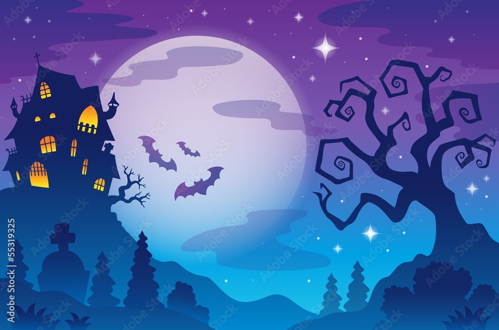 Fototapeta premium Halloween topic background 1