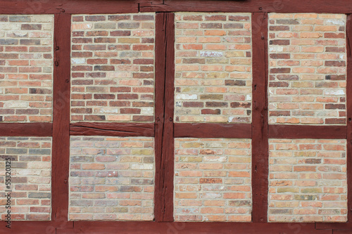 Hintergrund - Fachwerkshaus Fassade 