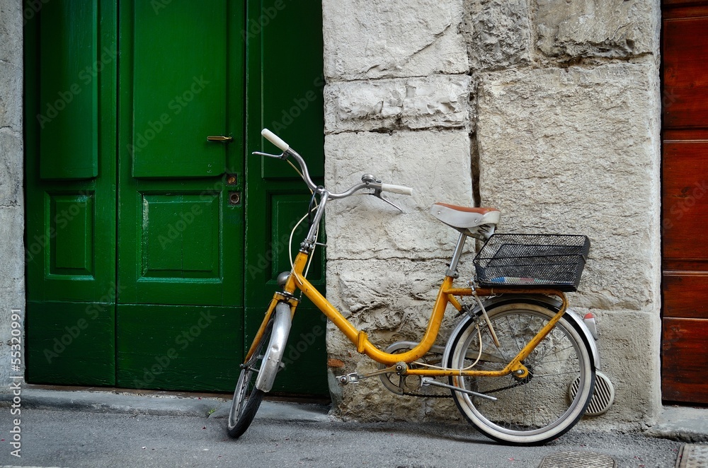 Italian old style bicycle