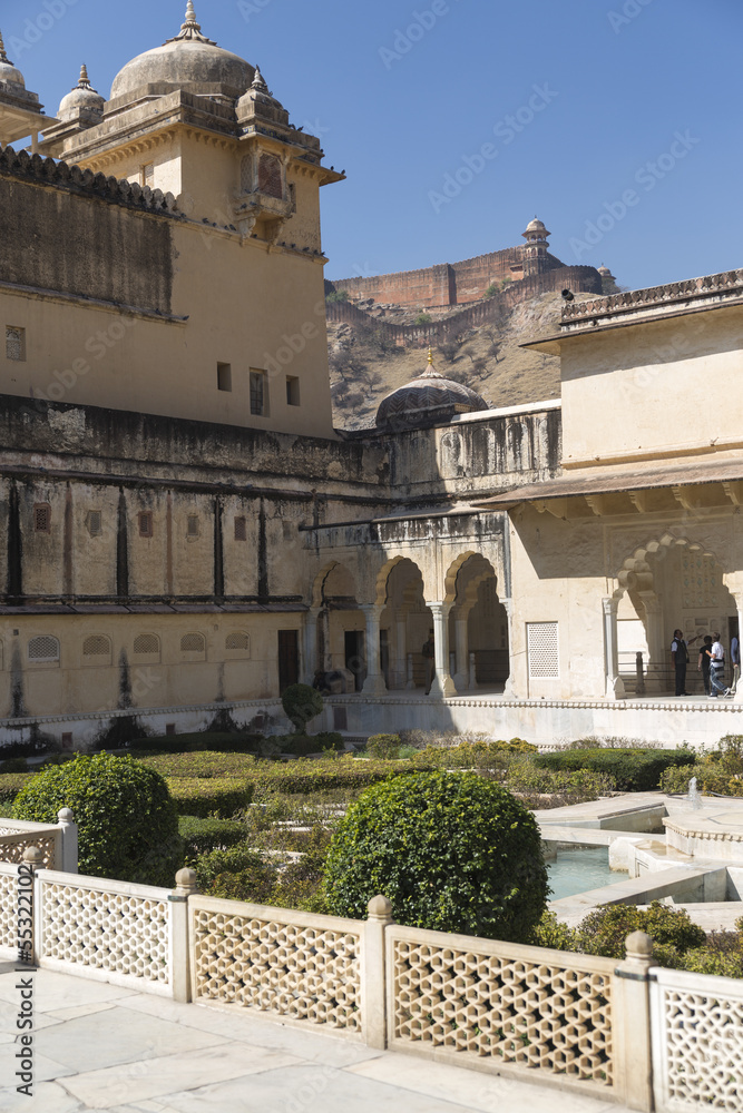 Amber fort,  Mughal Garden