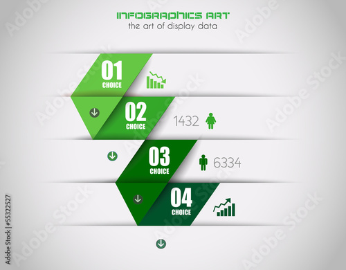 Infographics concept to display your data