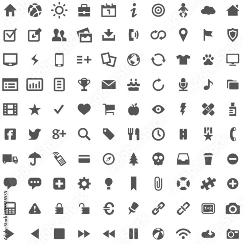Simple and perfect - Website Iconset