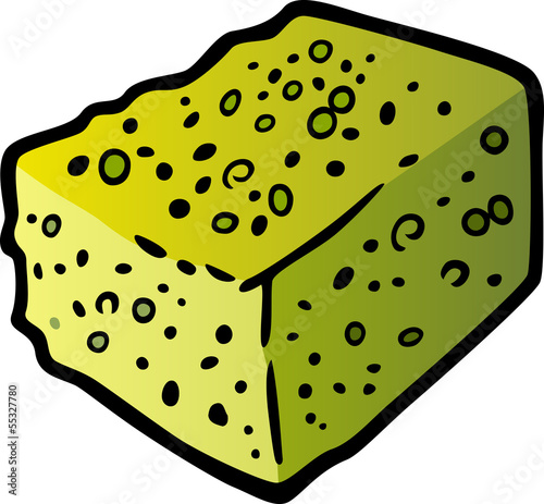 sponge clip art cartoon illustration