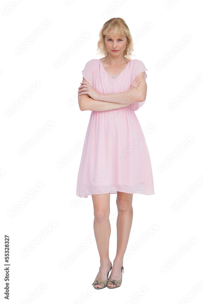 Reproachful blonde posing Reproachful blonde posing