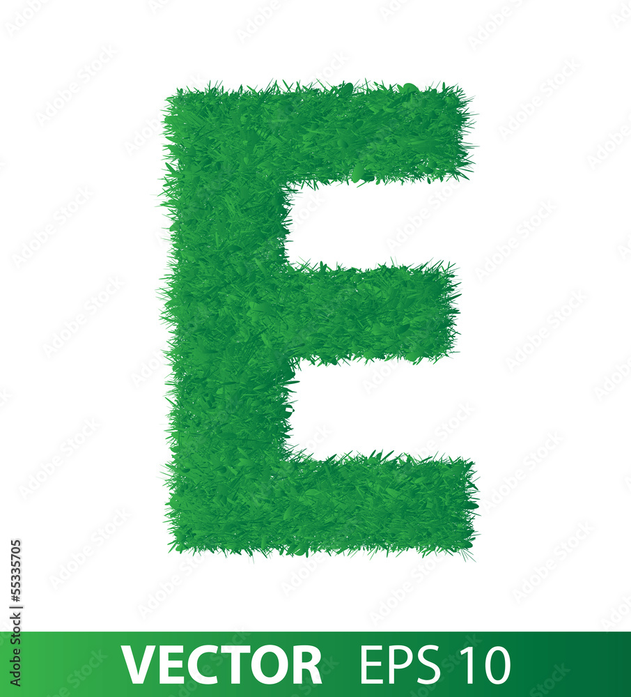 alphabet of green grass alphabet of green grass