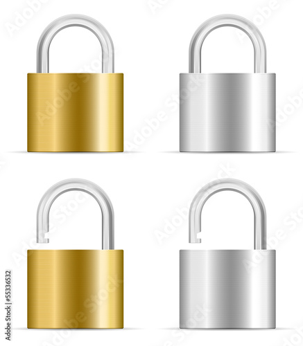 padlock icon set