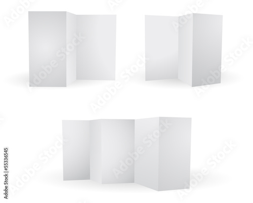 white paper banner 3d © Igarts