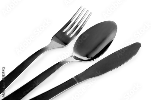 Isolated kitchen utensils