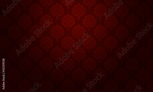 background baroque floral rouge